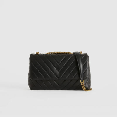 Italian Quilted Crossbody Bag